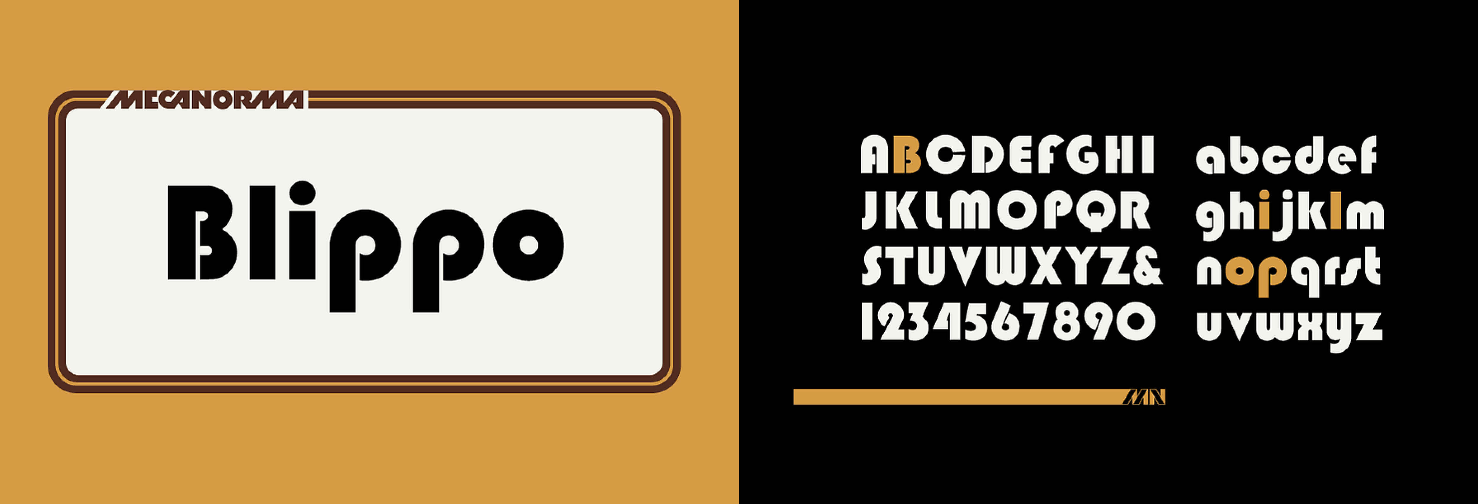 Typografie blippo voorbeelden